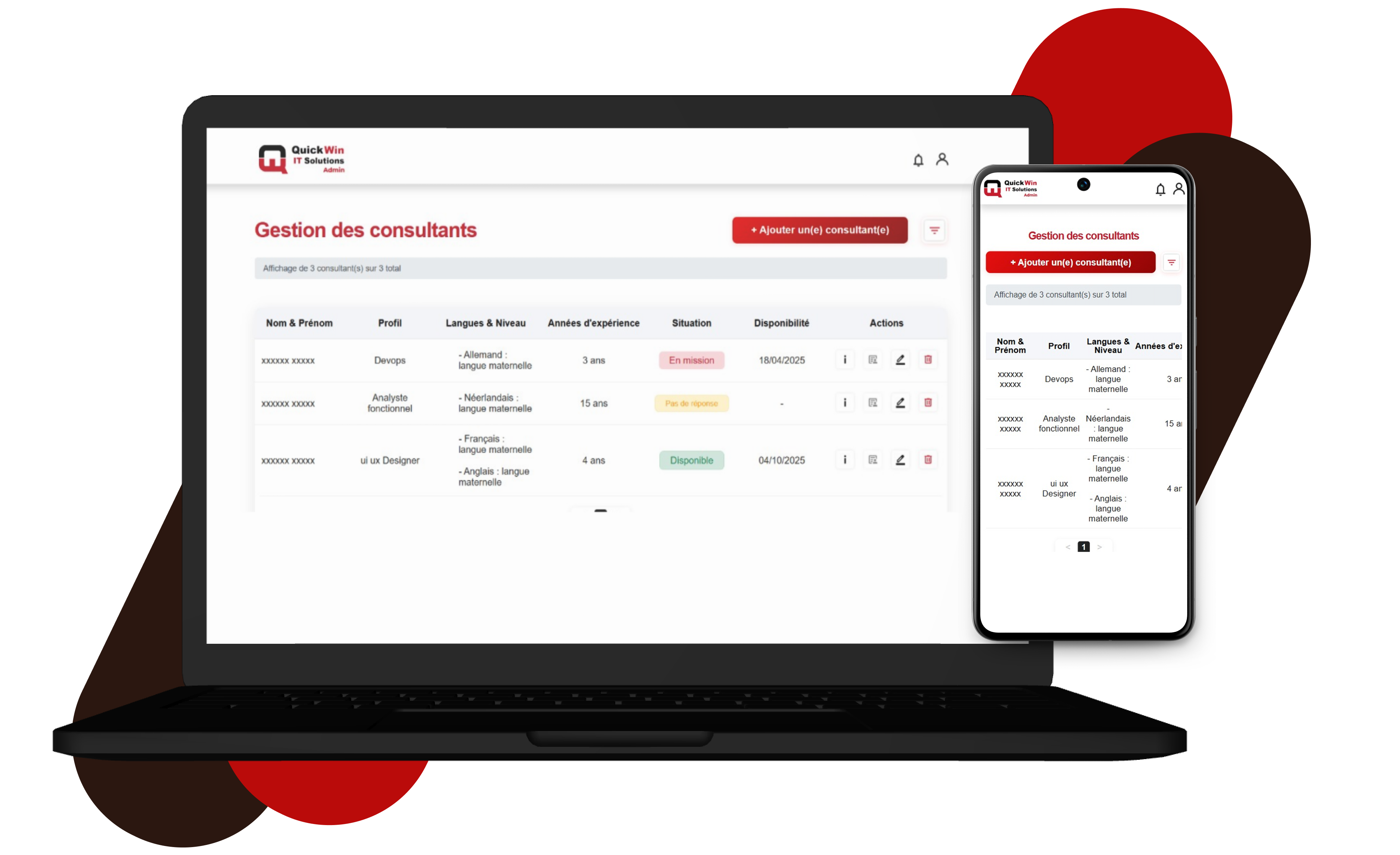 Dashboard RH de Recrutement